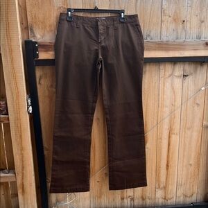 Hurley Brown Straight Leg Pants